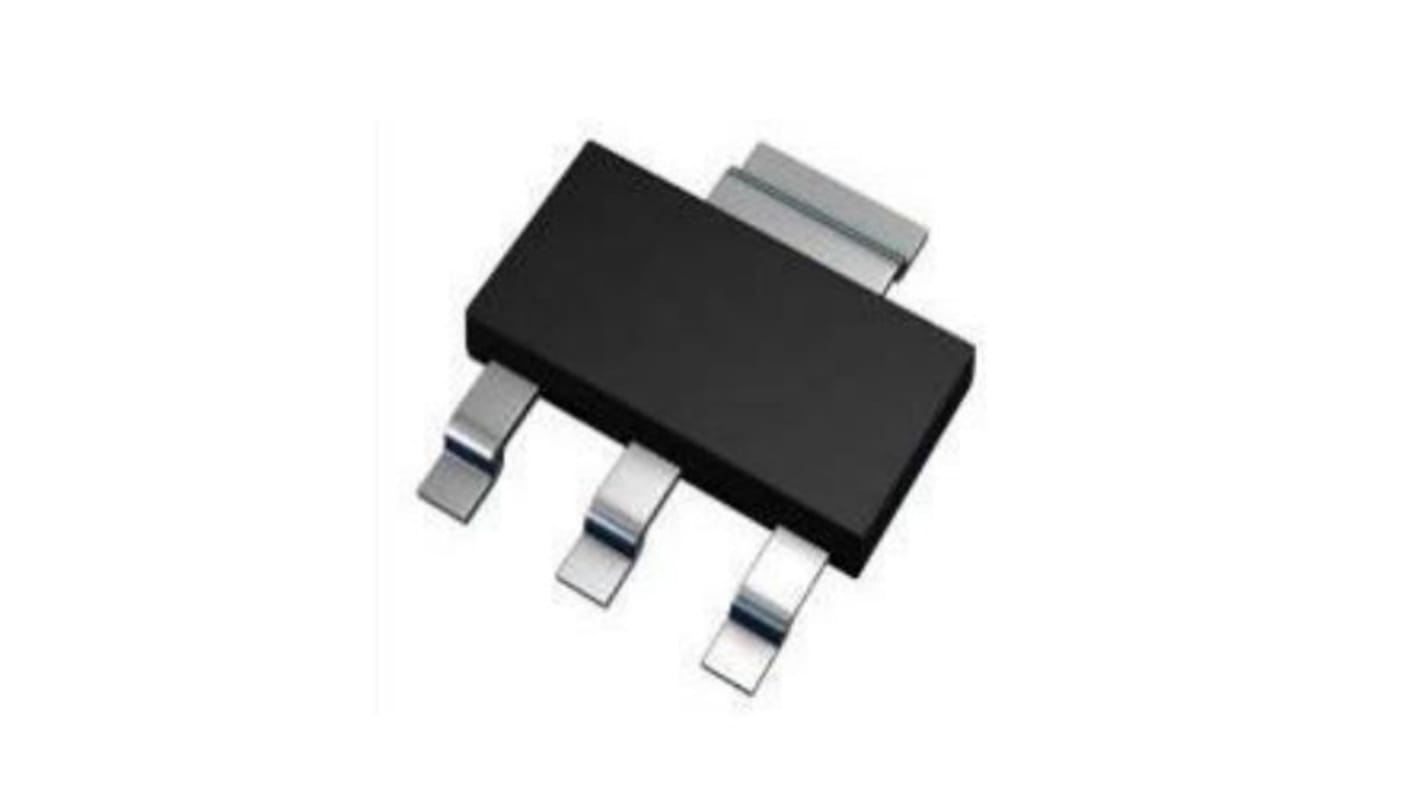 MOSFET DiodesZetex, canale P, 21 Ω, 600 mA, SOT-223, Montaggio superficiale