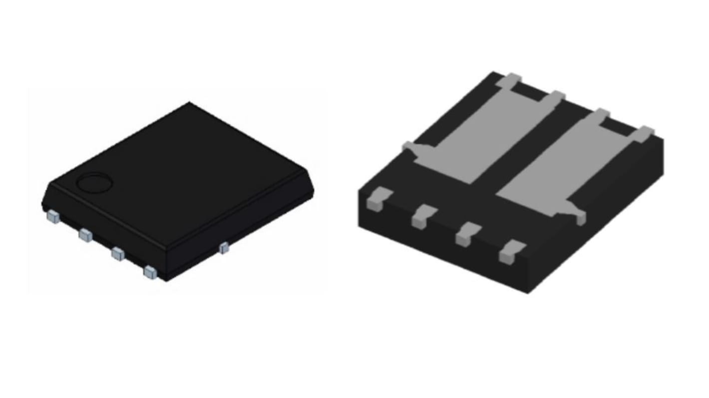Dual N-Channel MOSFET, 33.2 A, 60 V, 8-Pin PowerDI5060-8 Diodes Inc DMTH6016LPD-13