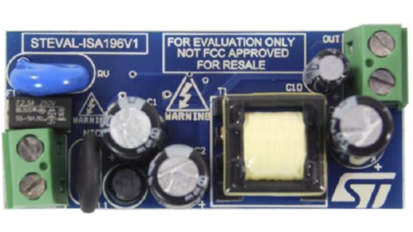 Placa de evaluación Convertidor de retorno STMicroelectronics 5 V / 1.2 A Non-Isolated Flyback Converter using