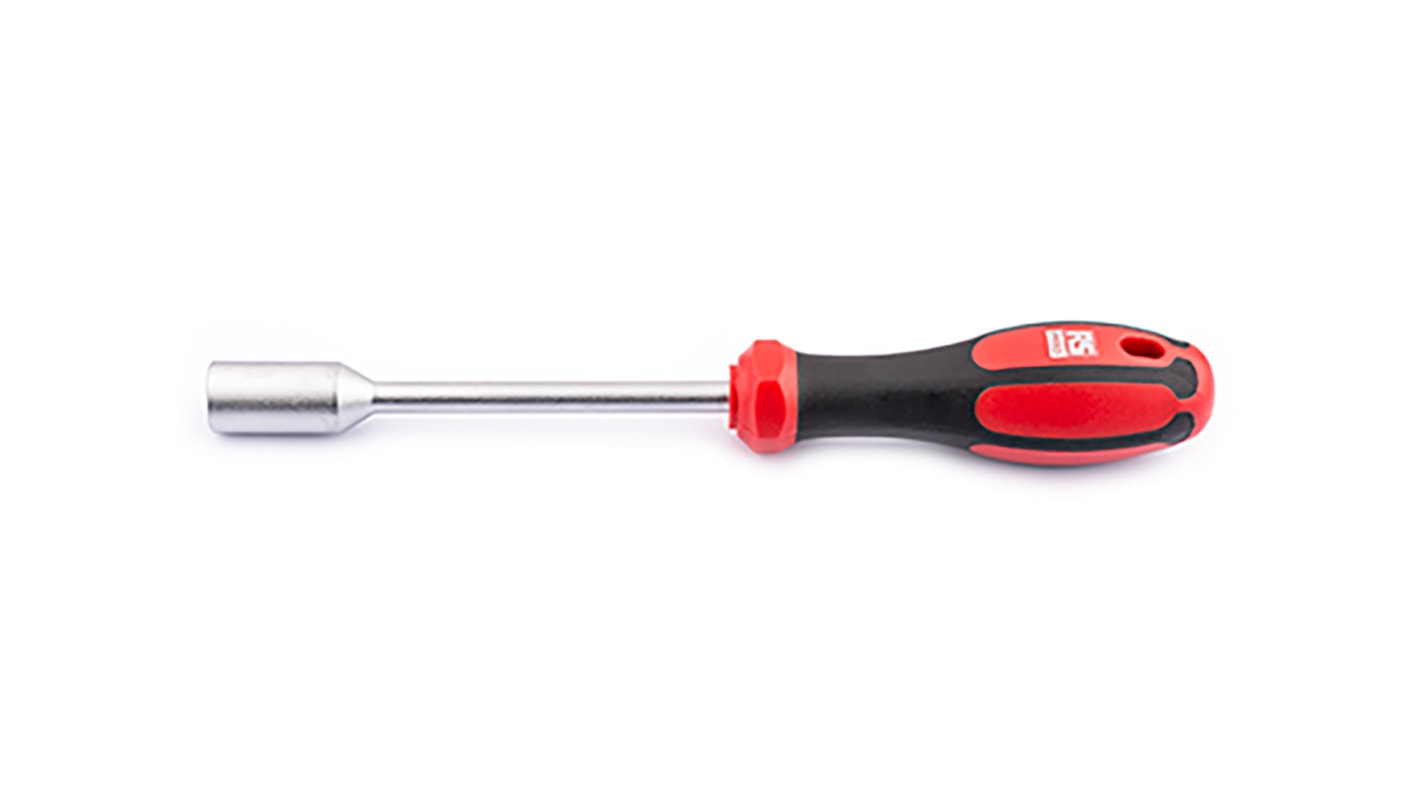 RS PRO Hexagon Nut Driver, 8 mm Tip, 125 mm Blade, 235 mm Overall