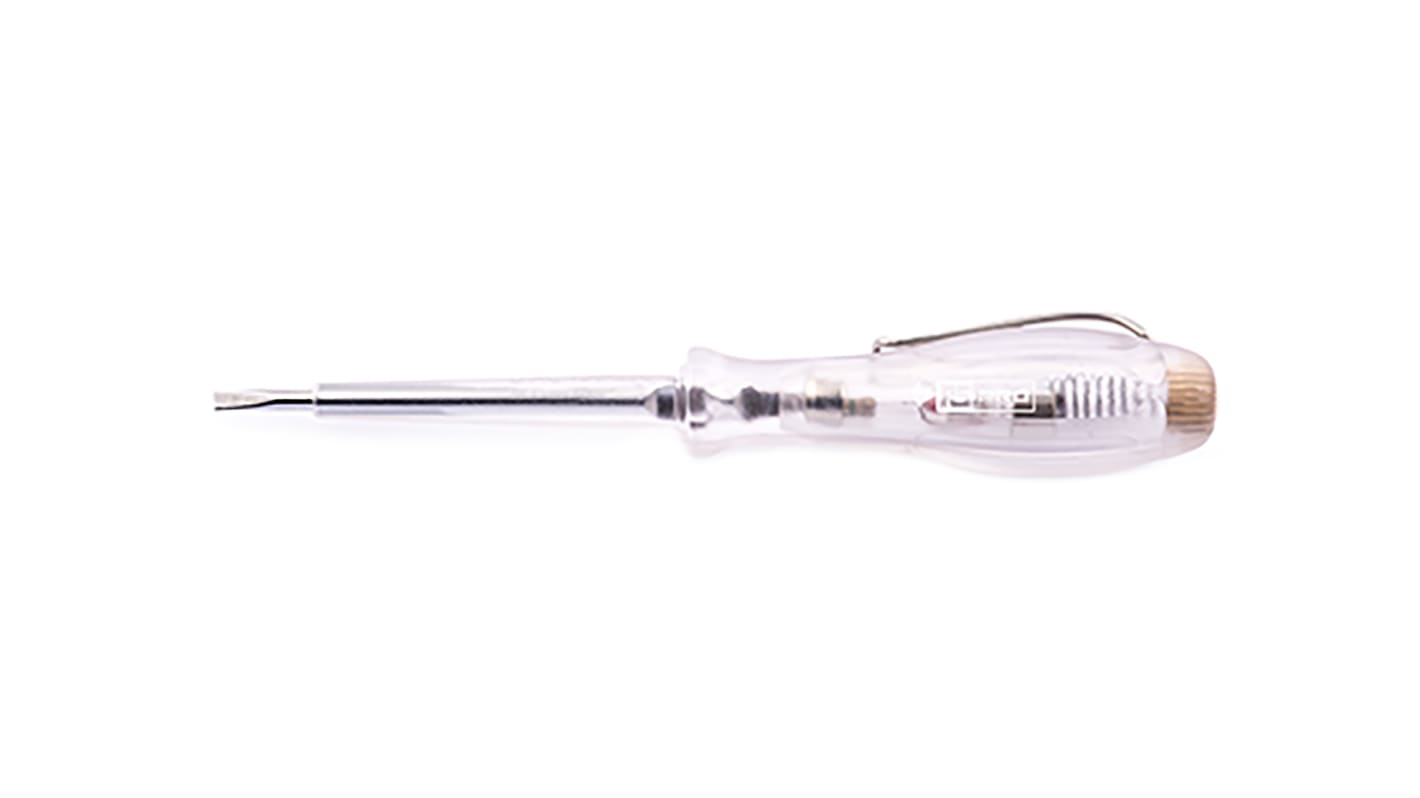 RS PRO 75 mm blade Mains Tester Screwdriver