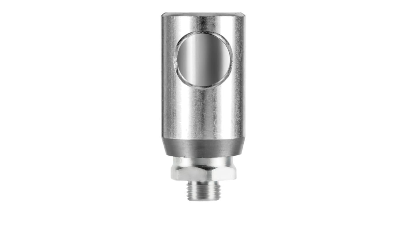 PREVOST Treated Steel Male Safety Quick Connect Coupling, G 1/4 Male Threaded