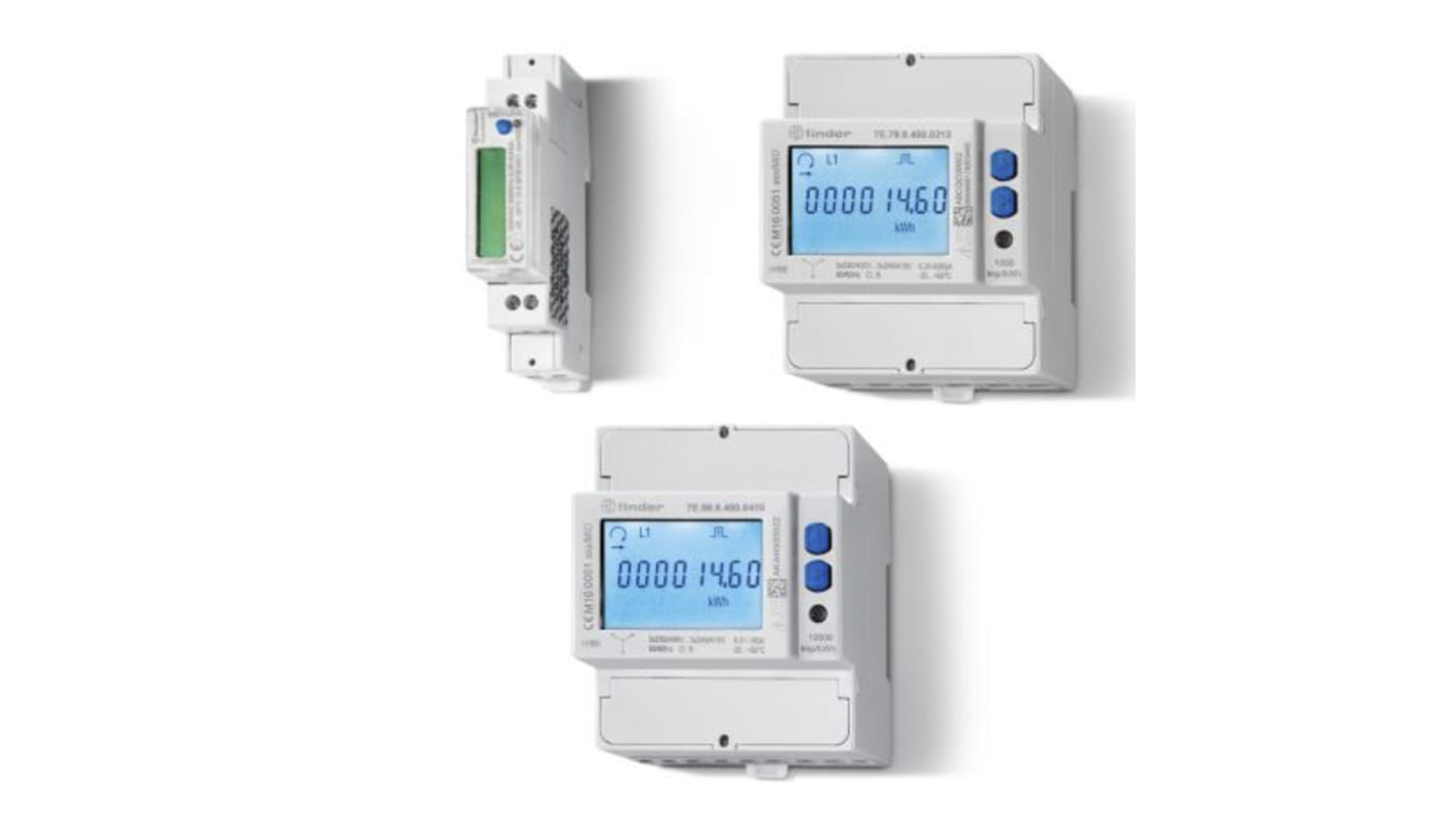 Finder 1 Phase LCD Energy Meter