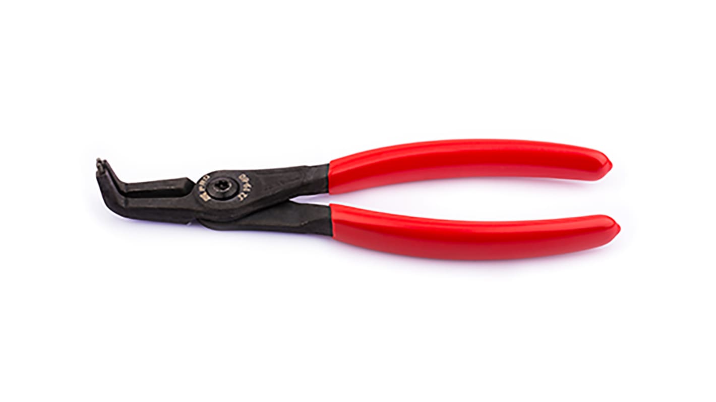 RS PRO Circlip Pliers, 180 mm Overall, Bent Tip