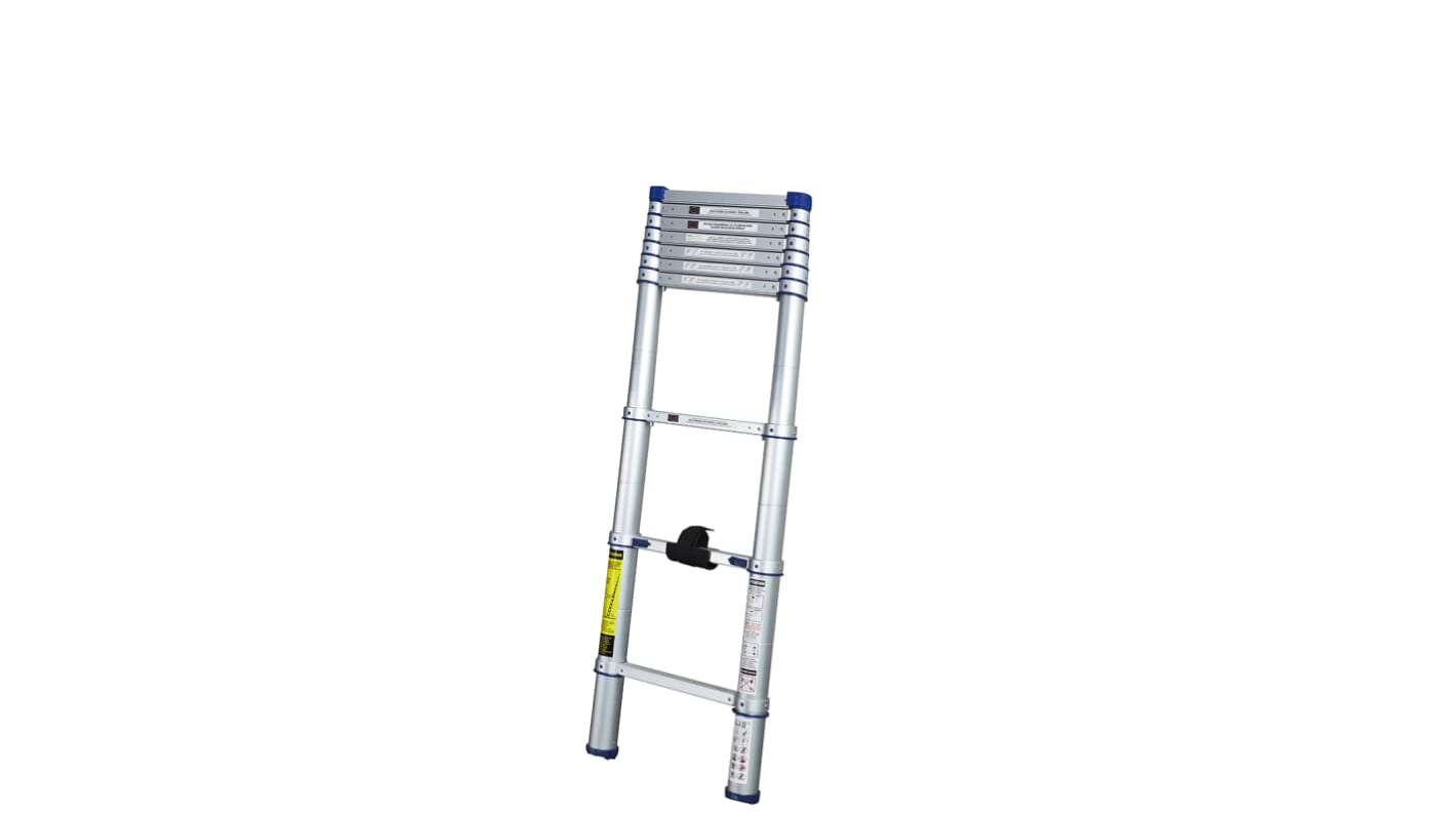 TUBESCA Telescopic Ladder Aluminium 10 steps 2.9m open length