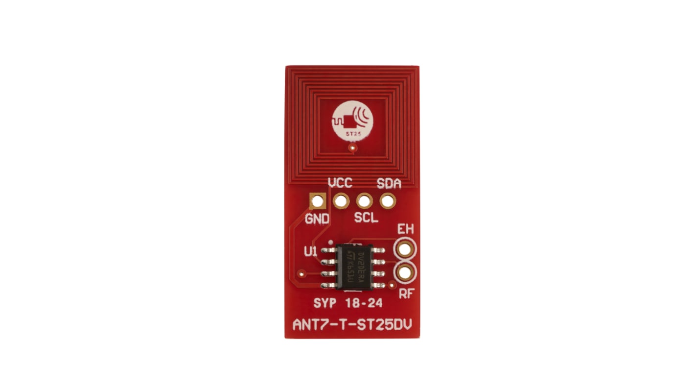 Module de développement de communication et sans fil STMicroelectronics 14 mm x 14 mm Double Layer Antenna Reference