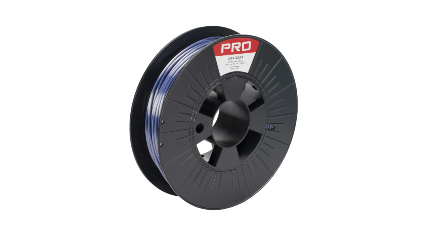 RS PRO 2.85mm Purple Grey PLA Satin 3D Printer Filament, 500g