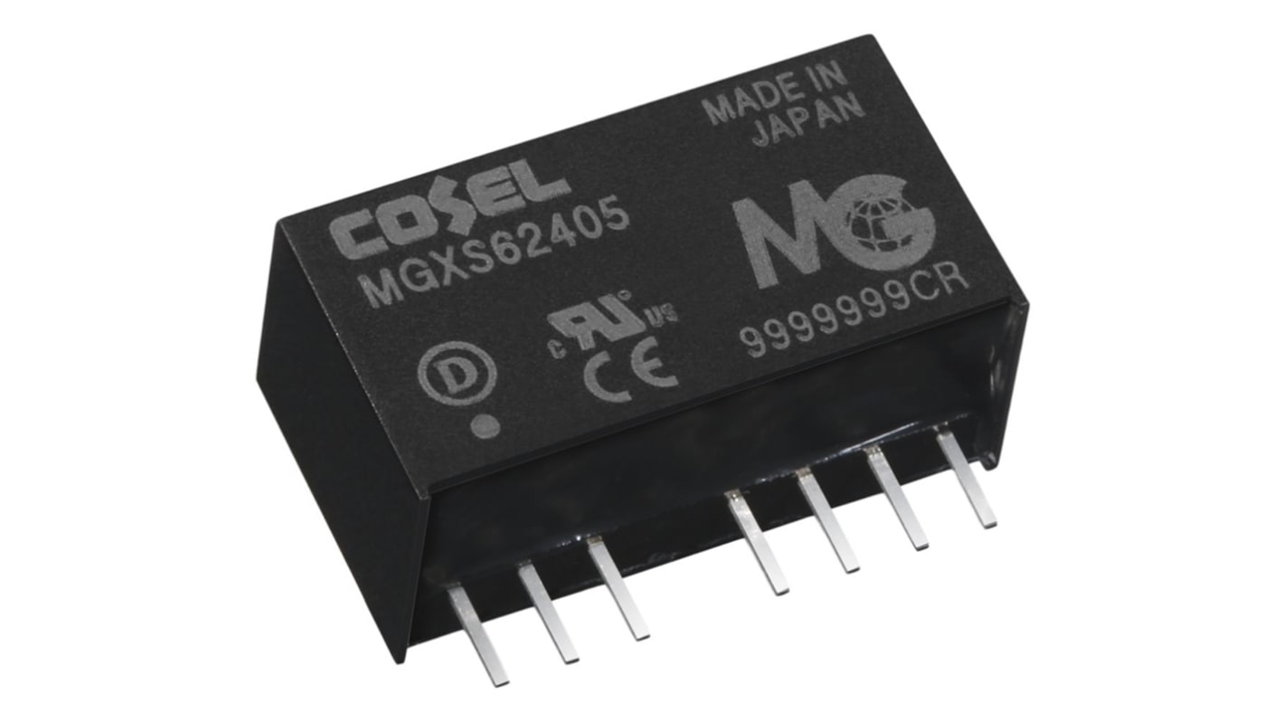 コーセル DC-DCコンバータ Vout：5V dc 6 → 60 V dc, 6W, MGXS62405