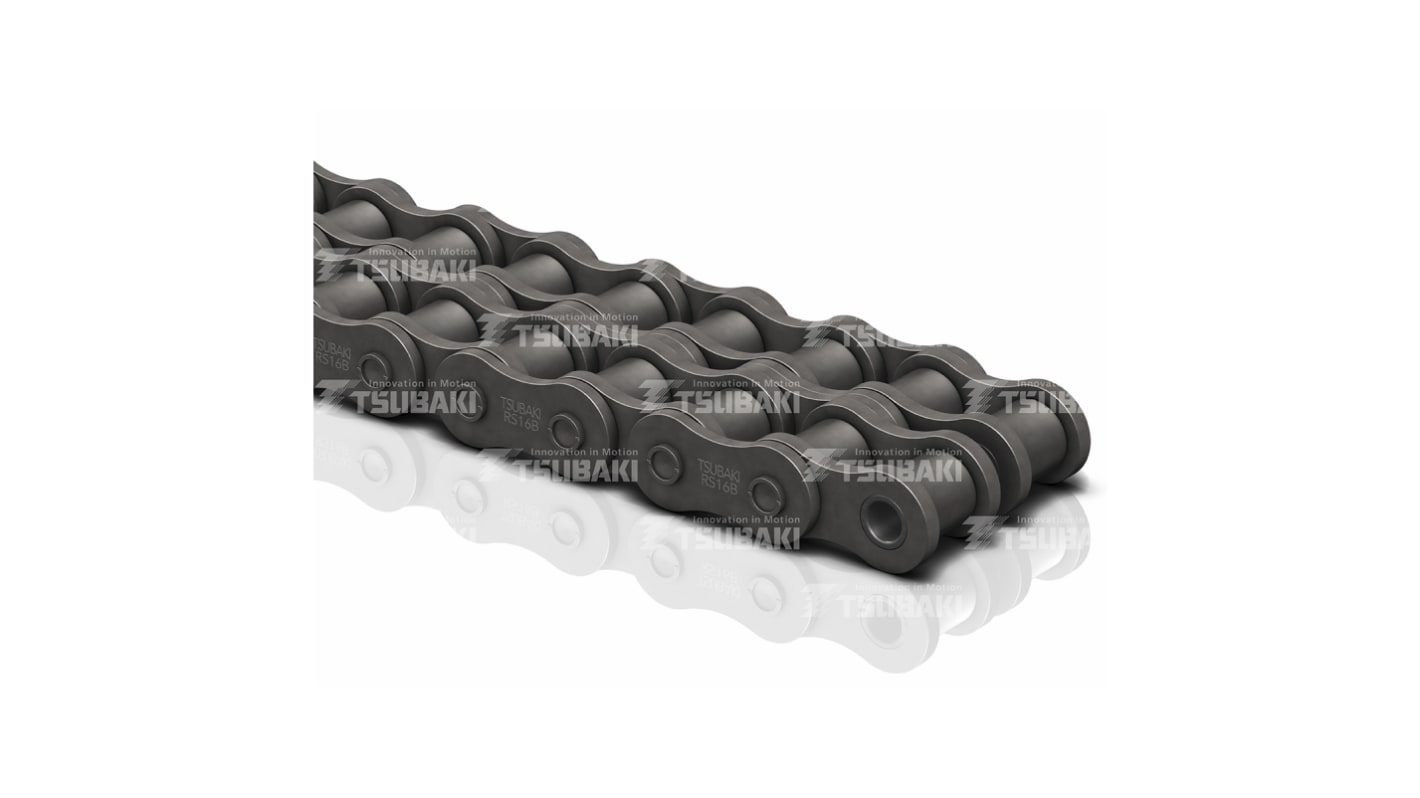 Tsubaki 10B-2 Duplex Roller Chain, 5m, BS GT4 Winner, ISO 606 (DIN 8187)