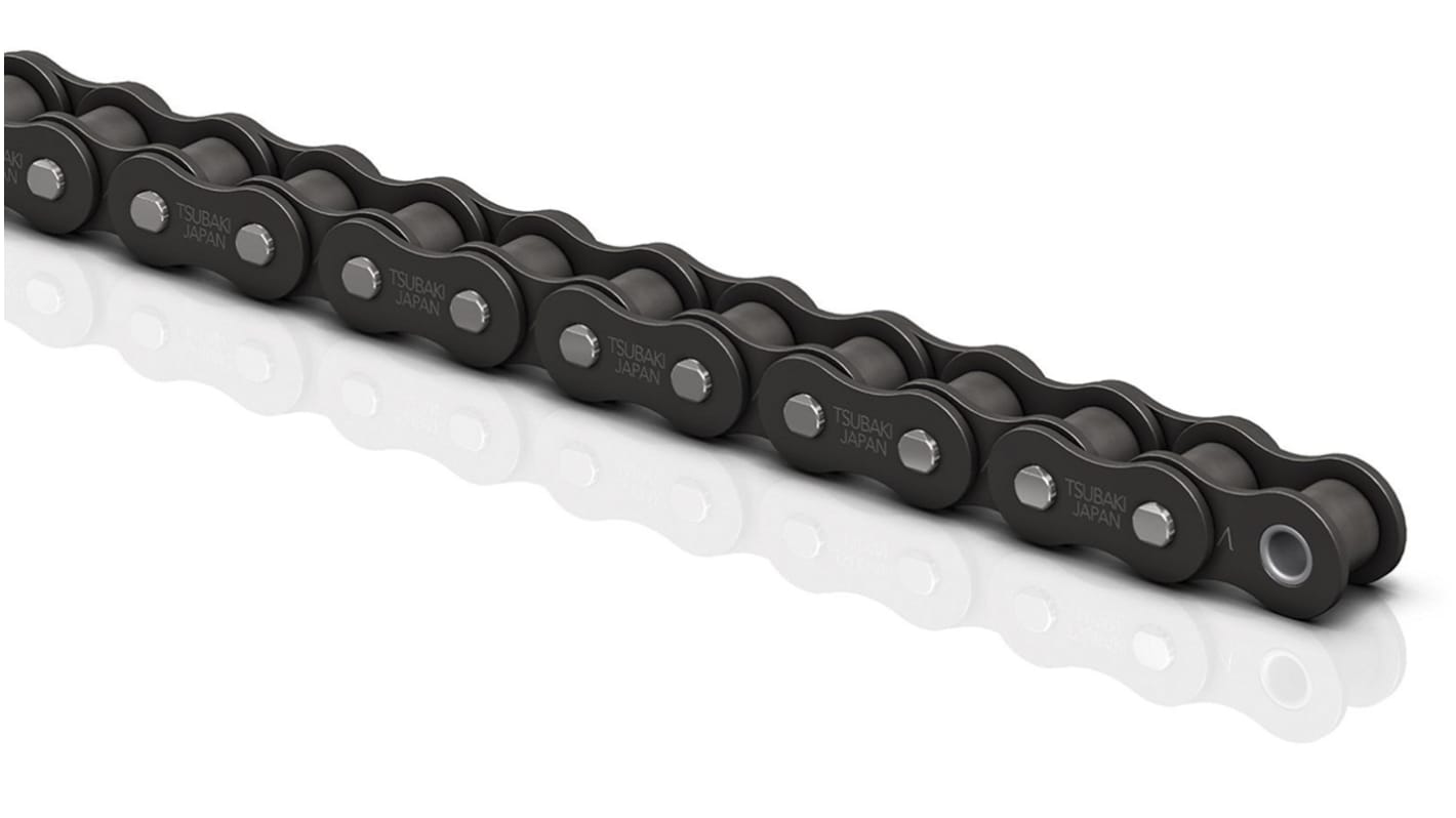 Tsubaki 08B-1 Simplex Roller Chain, 5m, LAMBDA, ISO 606 (DIN 8187)