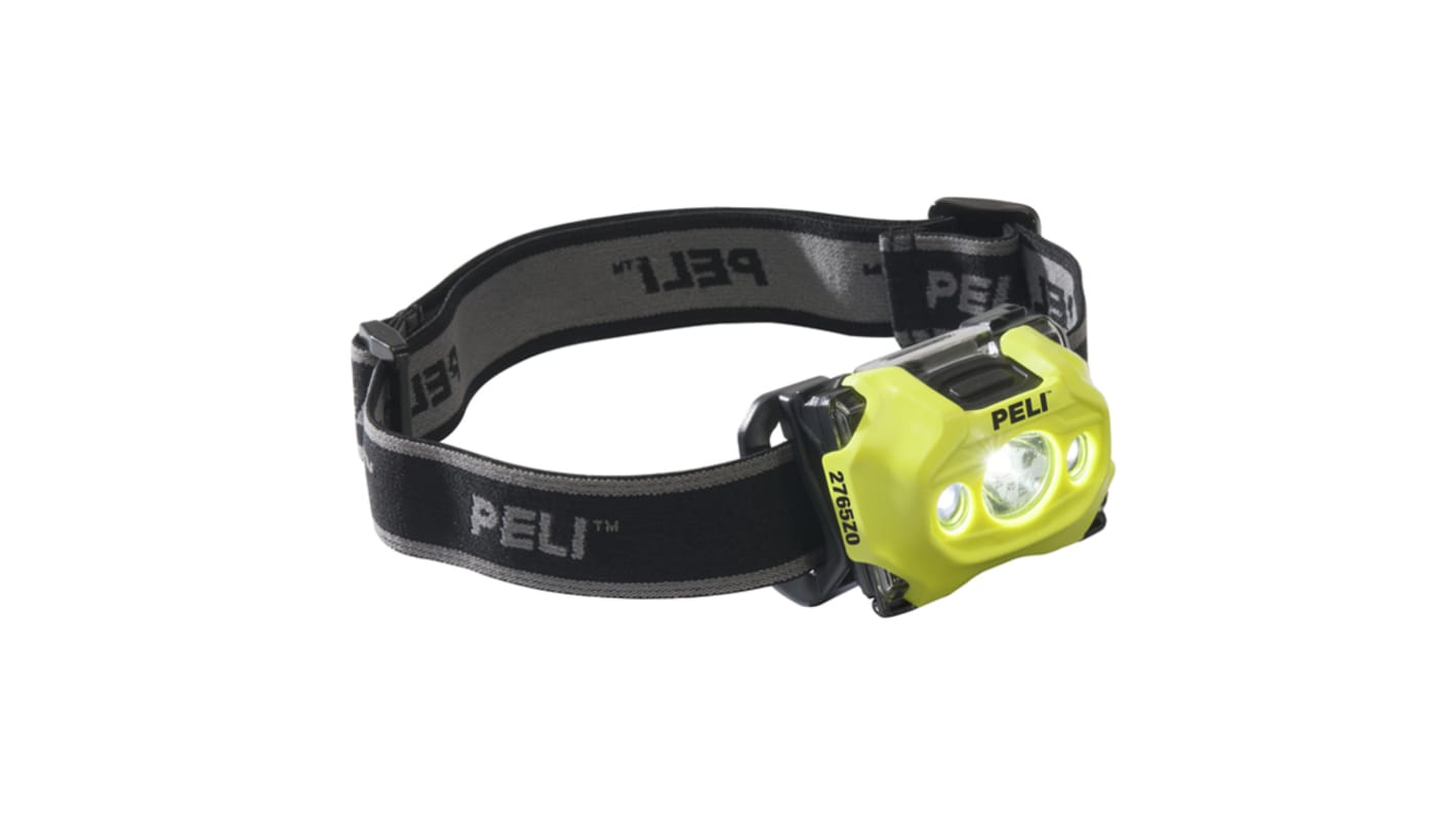 Peli 027650-0103-241E Fejlámpa LED Fejlámpa, PBT, Polikarbonát, 105 lm IP54, Sárga 96g Igen Zone 0