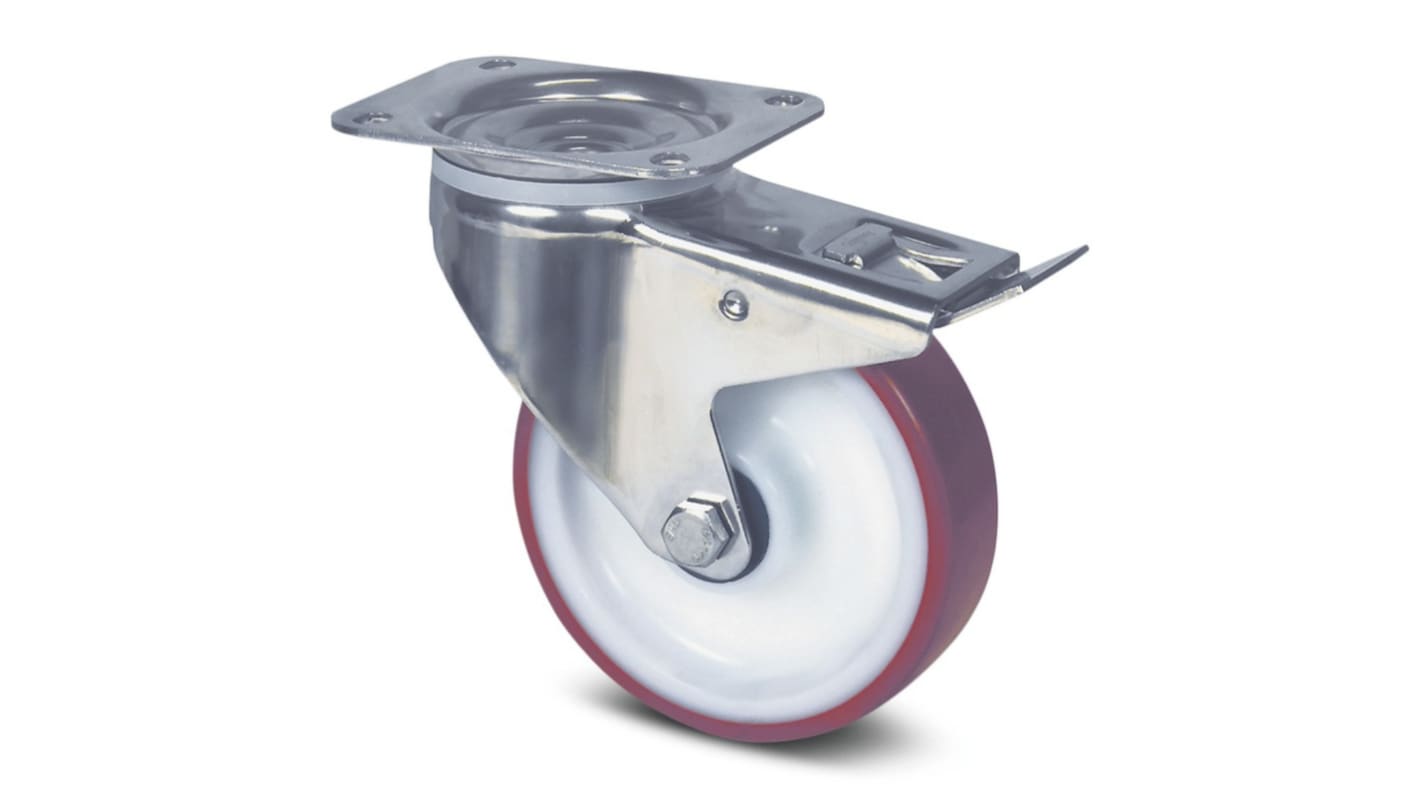 Tente Swivel Castor Wheel, 300kg Capacity, 100mm Wheel