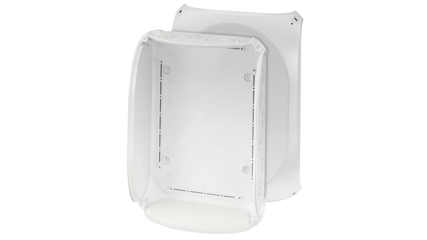 HENSEL Grey Polycarbonate Junction Box, IP66, 255 x 122 x 355mm