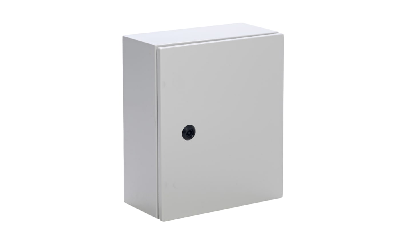 Caja de pared Contactum de Acero galvanizado Gris, con placa de montaje, 200 x 200 x 150mm, IP66