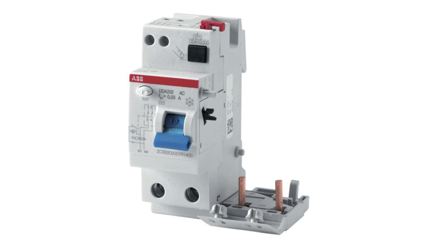 ABB DDA200 RCD/FI, 2-polig, 25A, 300mA Typ AC