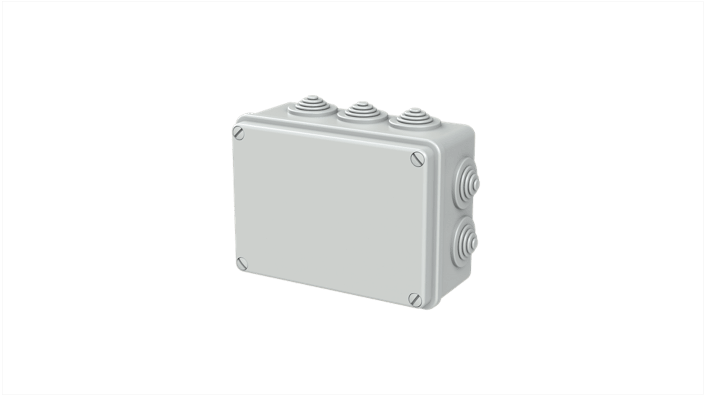 ABB Grey Thermoplastic Junction Box, IP55, 153 x 110 x 66mm