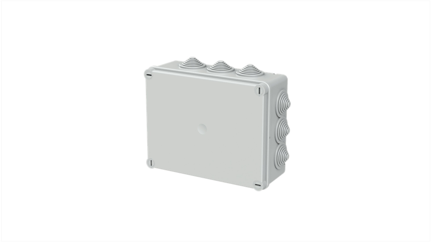 Caja de conexiones ABB 150926, Termoplástico, Gris, 220mm, 170mm, 80mm, 220 x 170 x 80mm, IP55