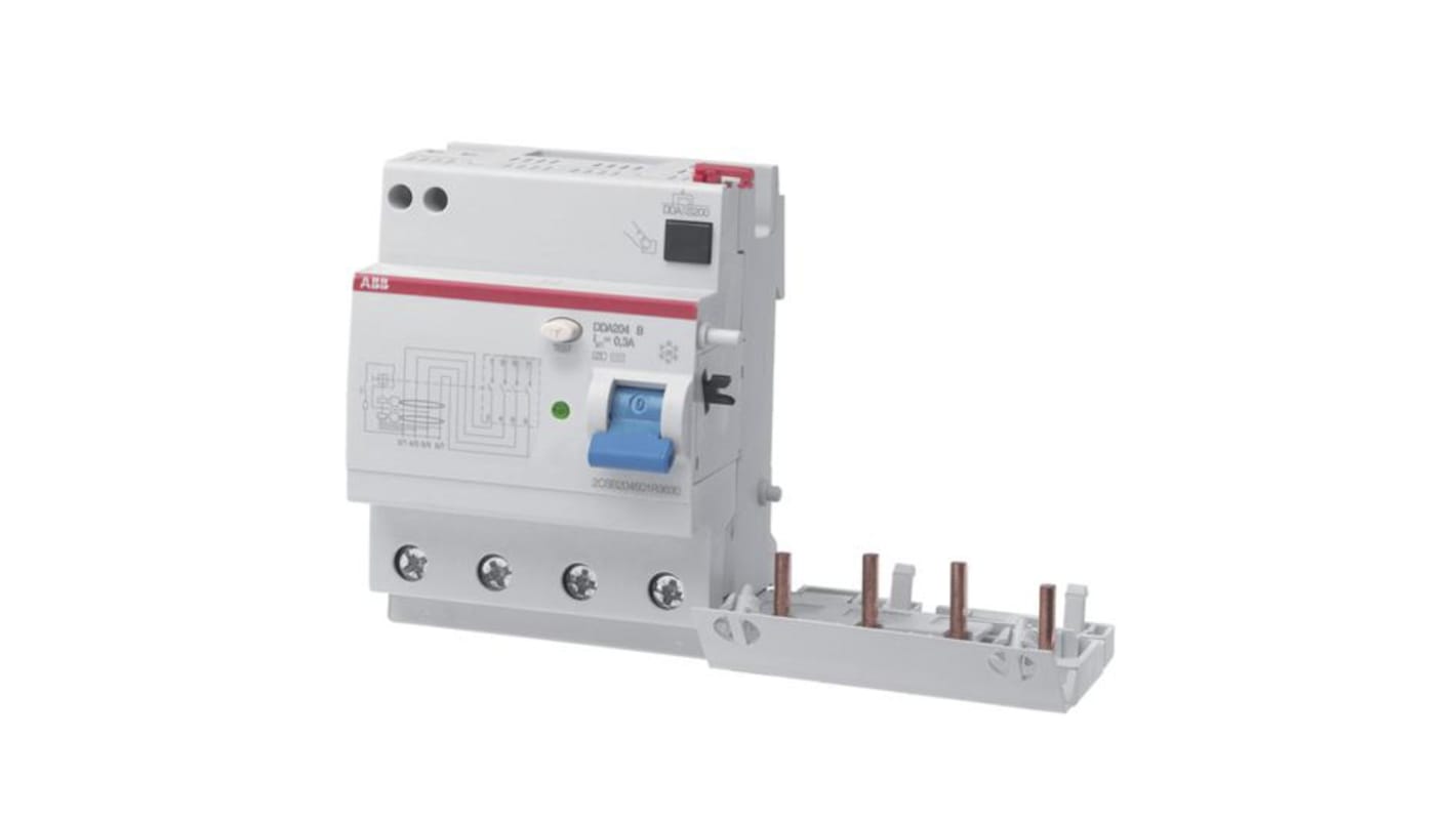 ABB DDA200 RCD, 40A, 4 Pole, 30mA, Type B