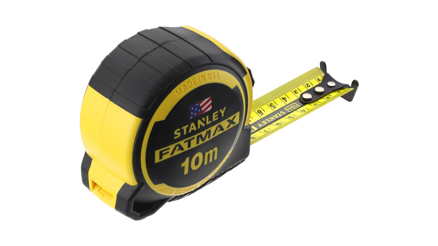 Pásmové měřidlo, délka: 10m, Metrický šířka lopatky 32 mm Stanley, řada: FMHT0