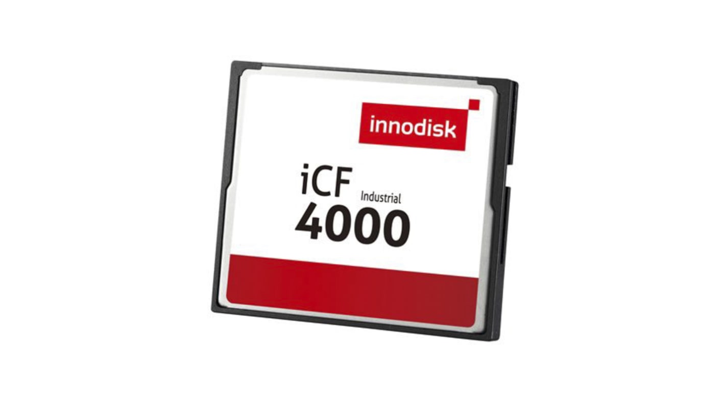 InnoDisk compact Flash kártya Igen 128 MB iCF4000 SLC 0 → +70°C