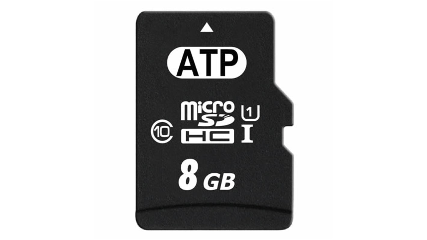 AF8GUD3WAAXX ATP 8 GB Industrial MicroSDHC Micro SD Card, Class 10