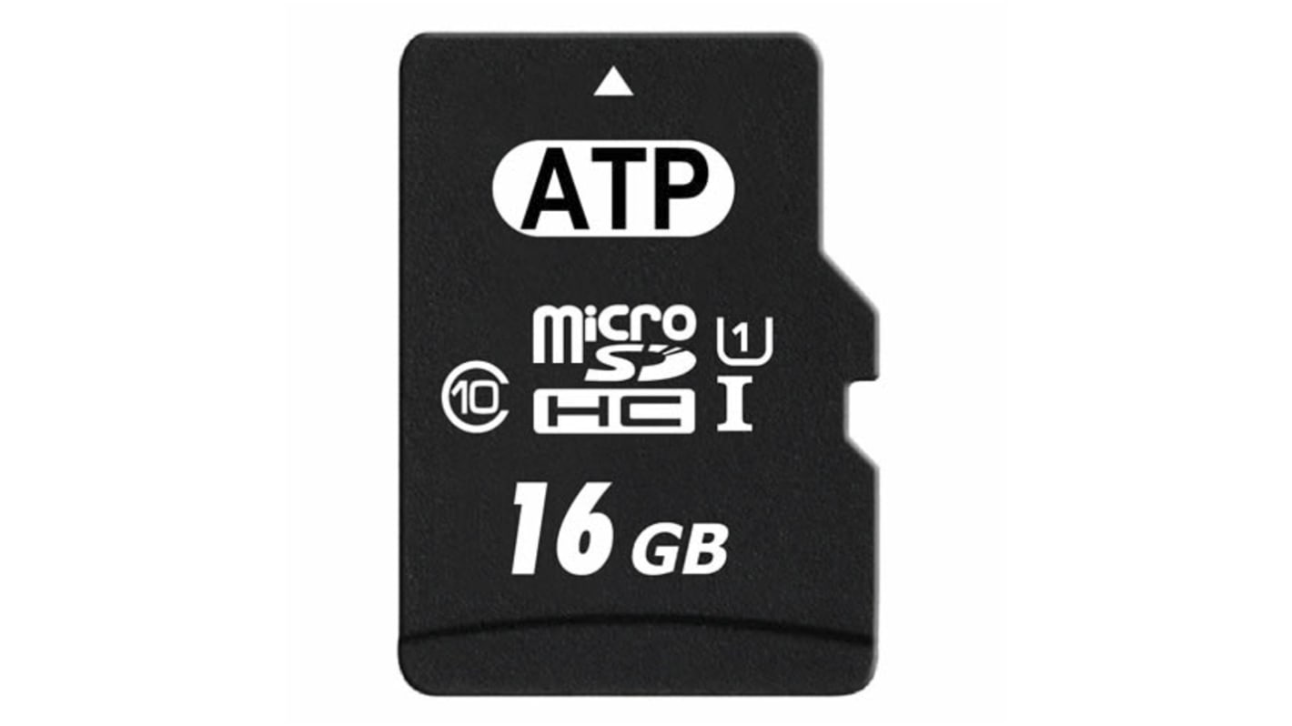 AF16GUD3WAAXX ATP 16 GB Industrial MicroSDHC Micro SD Card, Class 10, UHS1 U1 RS