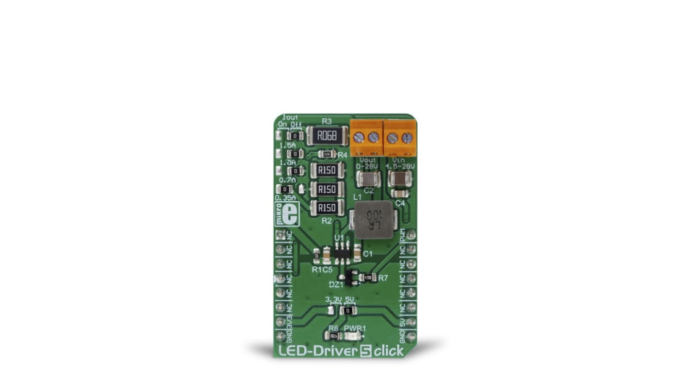 MikroElektronika LED-Treiberevaluierungskit Entwicklungsplatine, LED Driver 5 Click