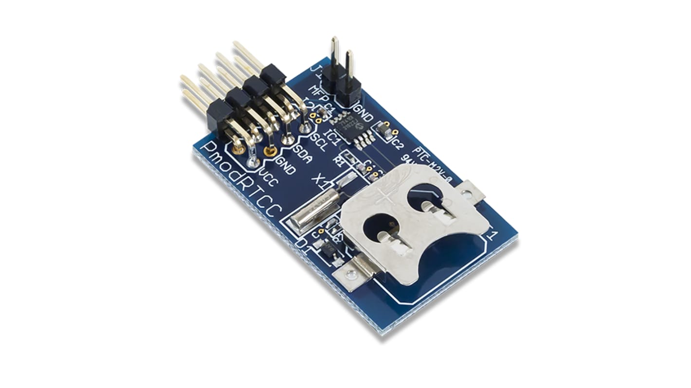 Digilent 410-218 Pmod RTCC: Real-time Clock / Calendar Evalueringssæt for EEPROM, SRAM