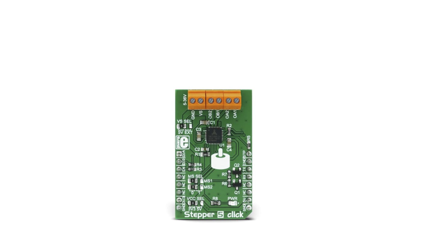MIKROE-2624 | Development Kit Stepper for use with 3D Printer, CNC  plotting, Milling | RS