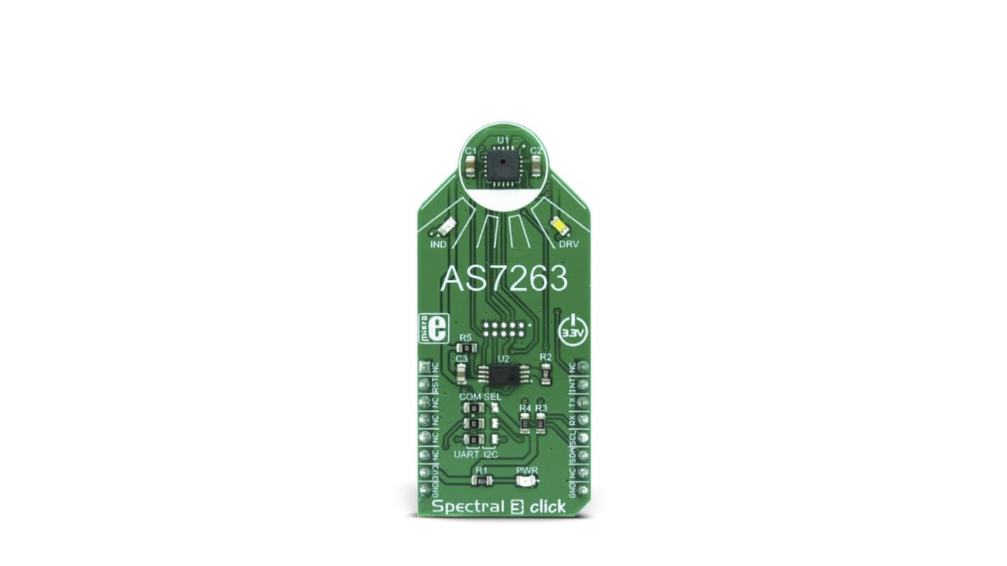 MikroElektronika Development Kit Spectral Identification, Spectrometry Applications