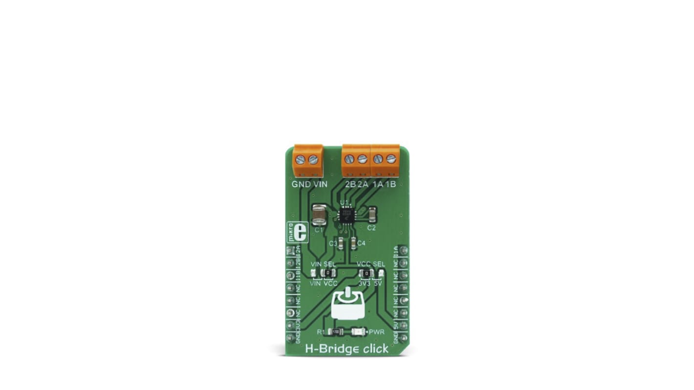 Development Kit H-Bridge Click for use with Accurate Positioning, Driving of Light 3D Printer Elements, Precision