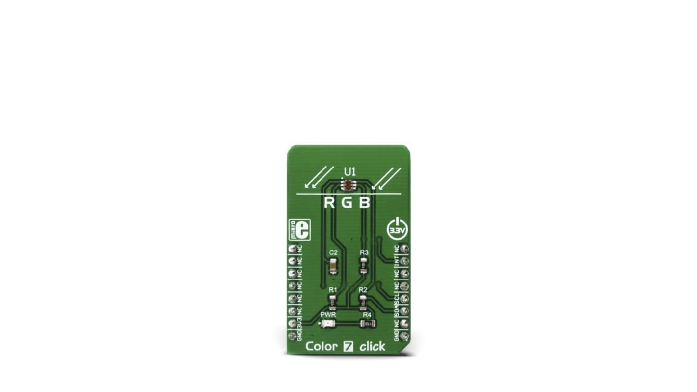 Kit de desarrollo MikroElektronika - MIKROE-3062, para usar con Medición de color, equilibrio de color de display