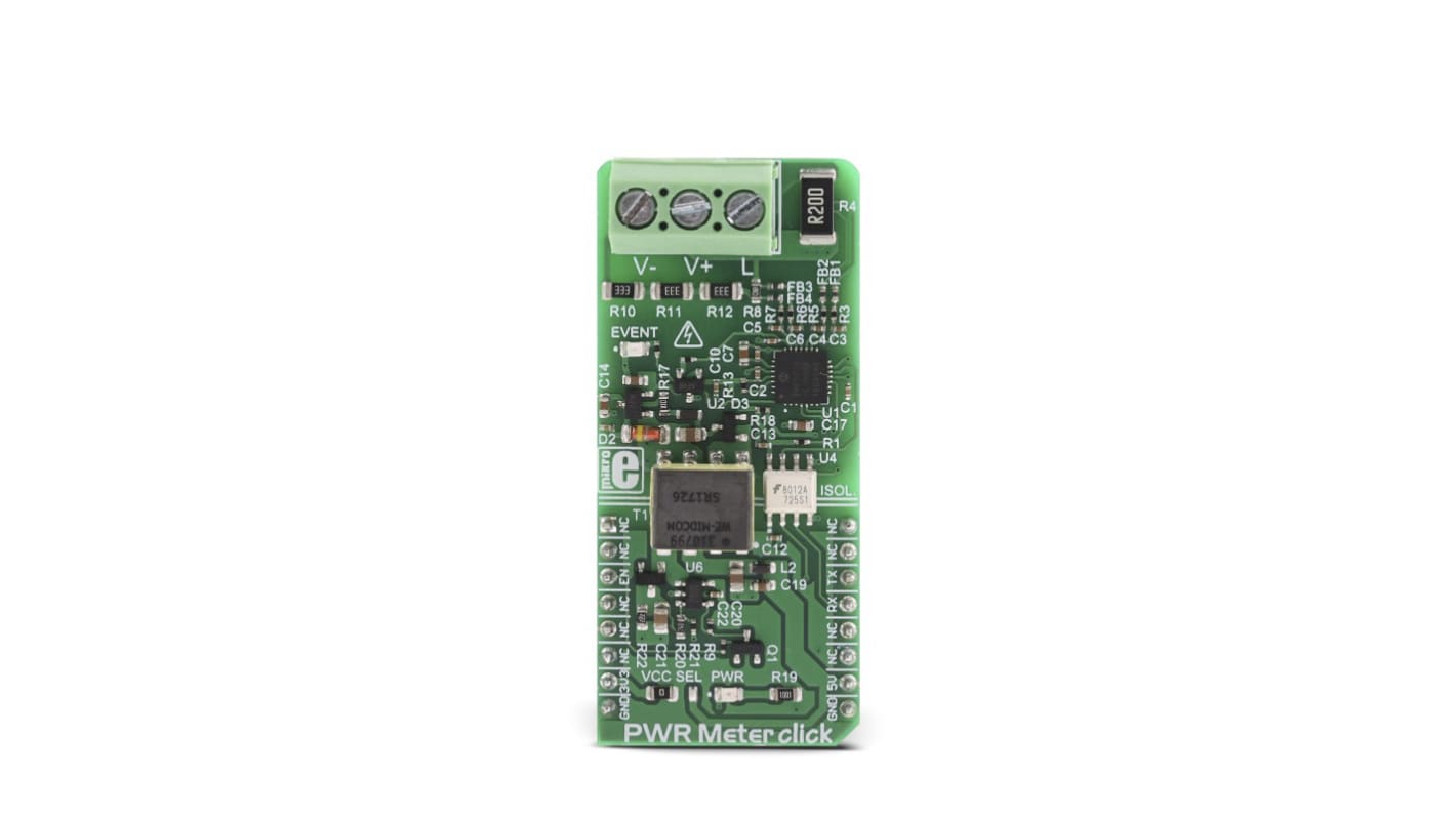 Kit di sviluppo MIKROE-3169 per Periferiche per computer, monitoraggio digitale dell'alimentazione, applicazioni