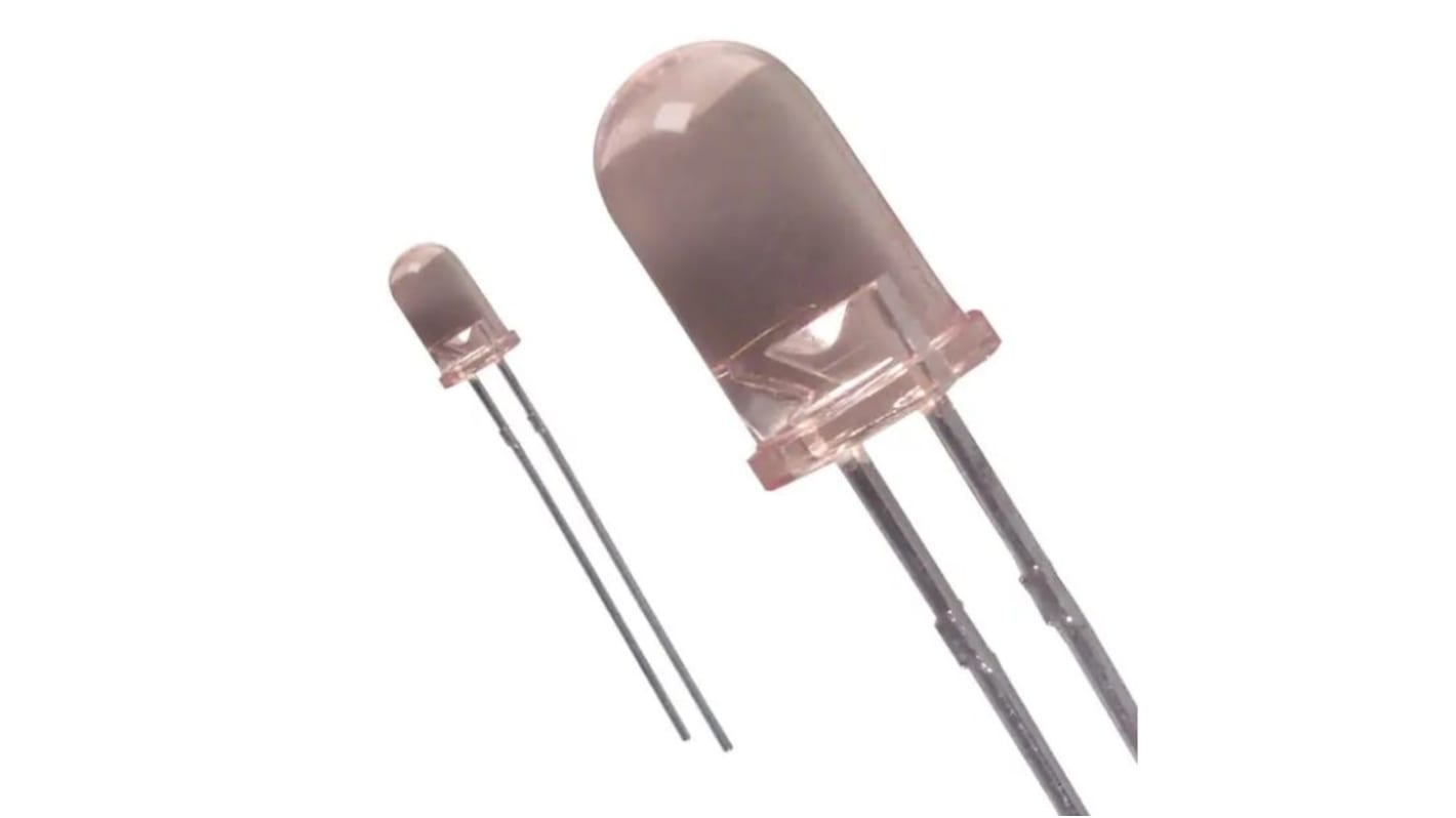 LED infrarouge, onsemi, QED123, 1 LED, Traversant, 890nm, 70mW/sr | RS