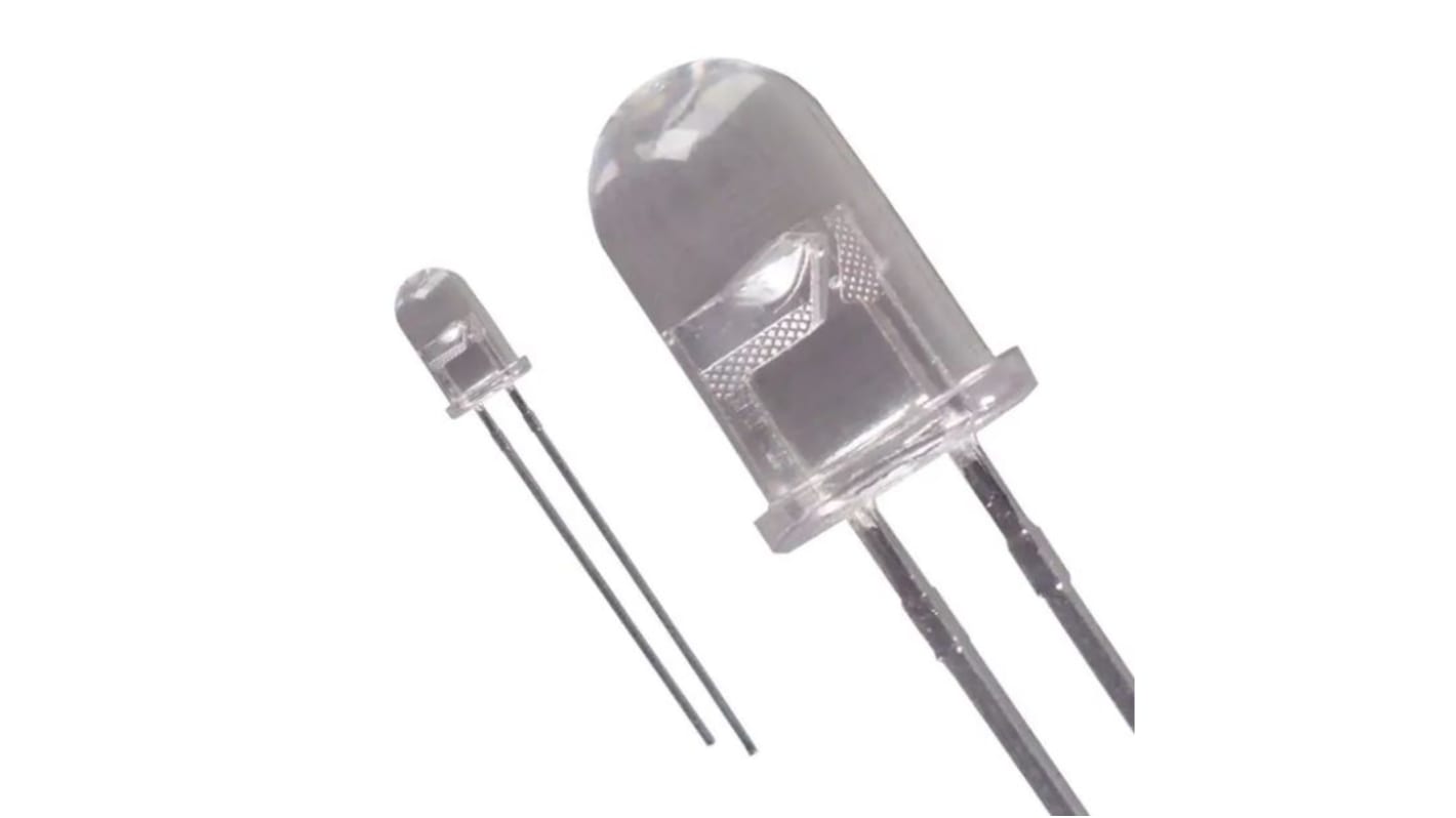 IR LED 2 pinová Průchozí otvor 27 (Minimum)mW/sr 940nm 6.1 Dia. x 8.77mm onsemi T-1 3/4