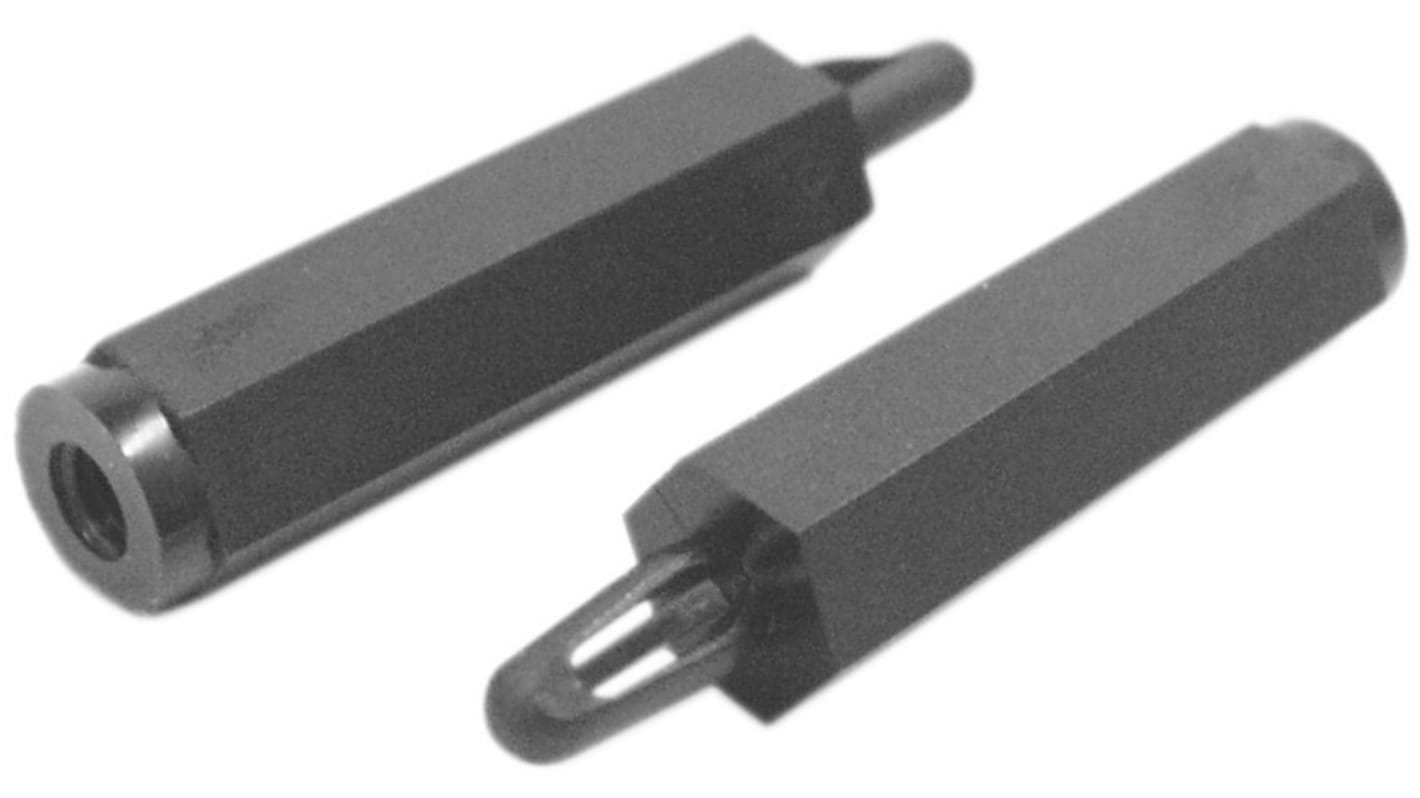 Wurth Elektronik Leiterplattenträger Polyamid Träger 10mm x 19.6mm, Ø 4mm für PCB-Stärke 2.1mm