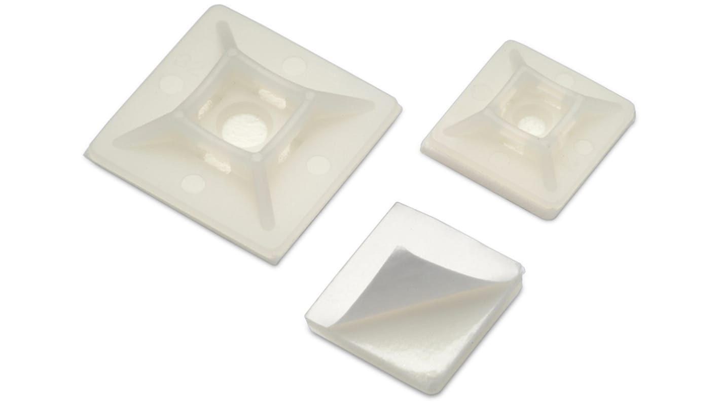 Kabelová spona Podpůrná základna Nylon 66 Samolepicí 25.4 x 25.4 x 7.1mm Wurth Elektronik