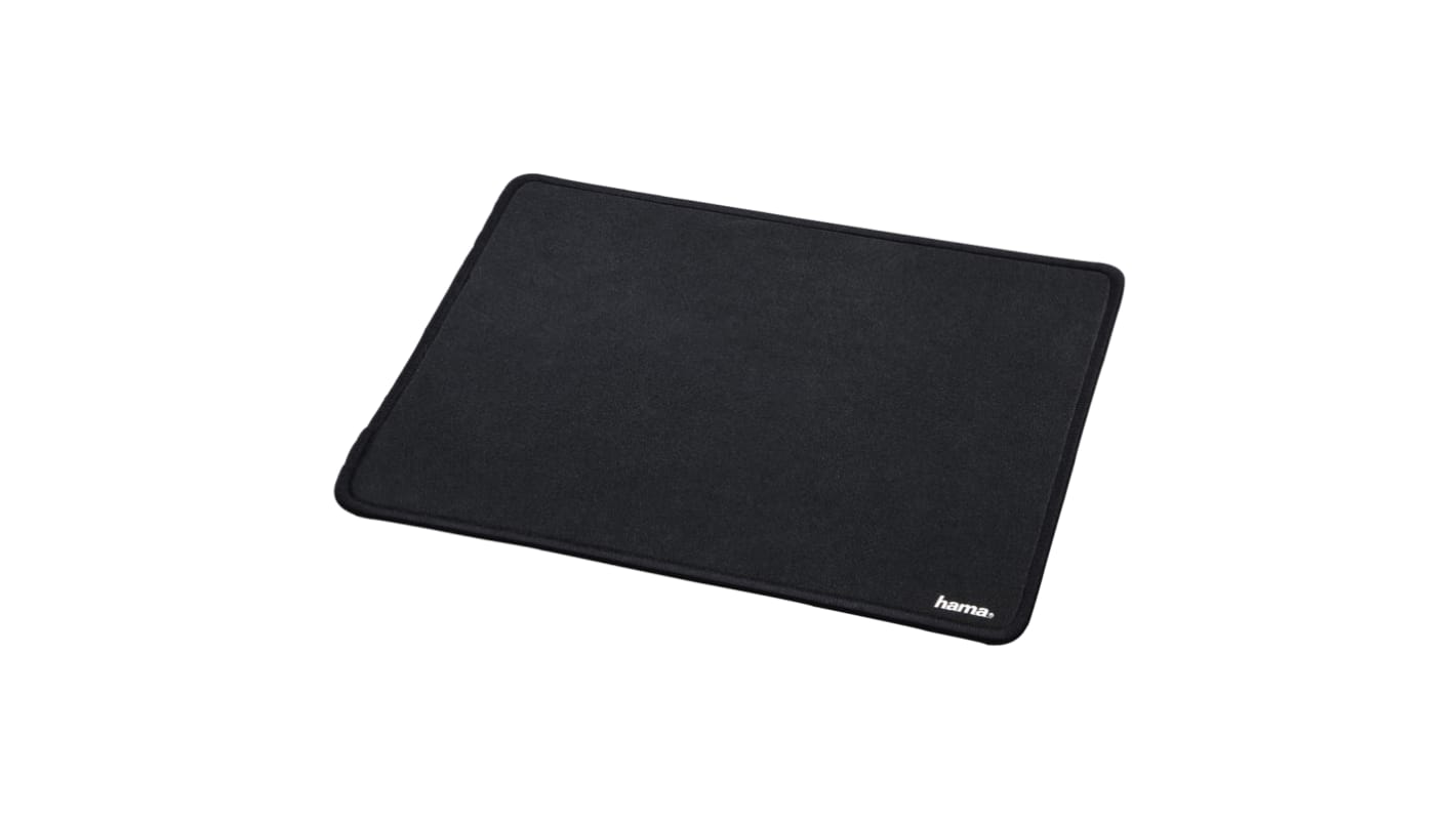 Hama Black Fabric Mouse Pad 31 x 0.5 x 21cm 210mm Height