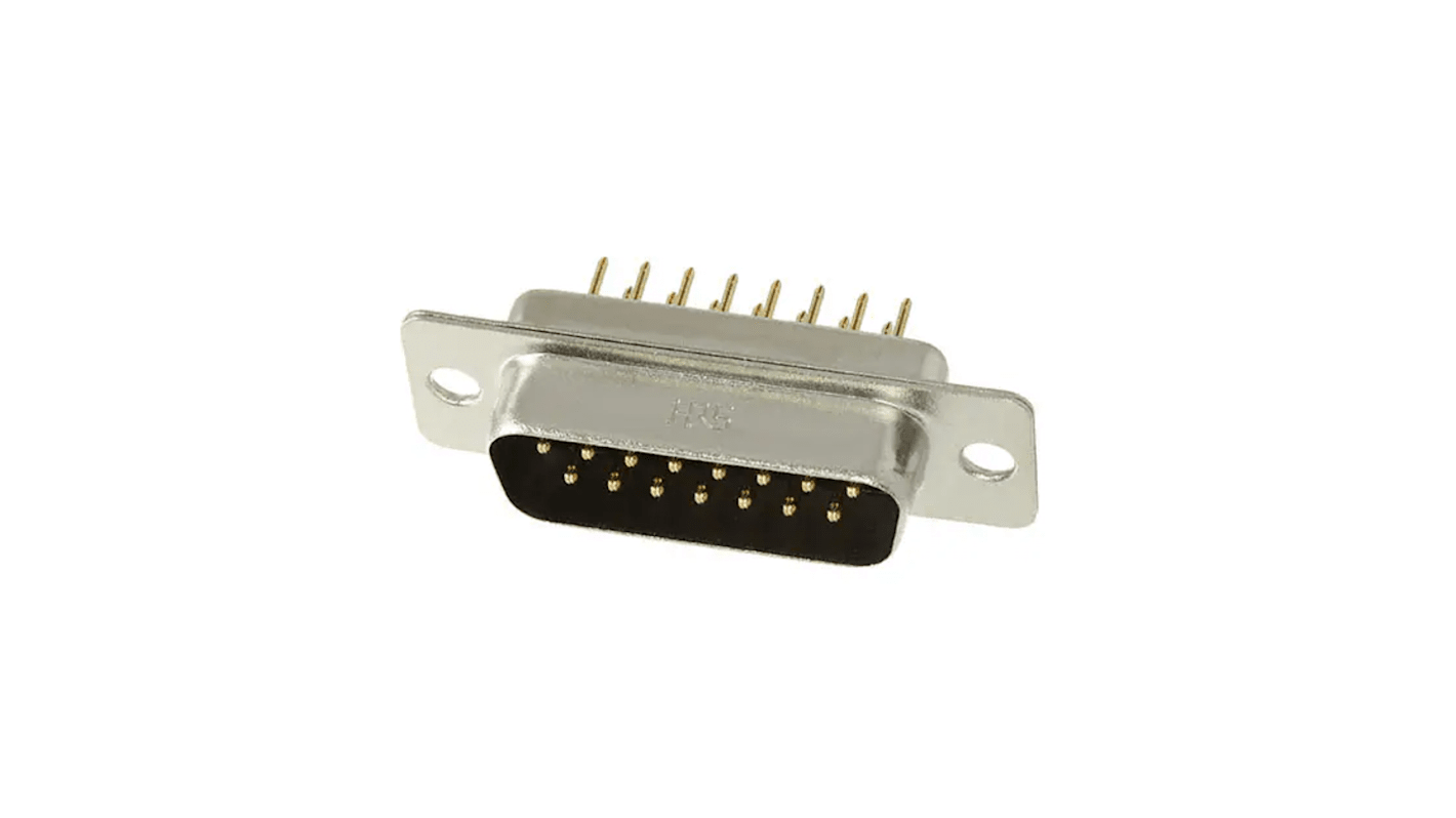 Hirose SD Sub-D Steckverbinder E Buchse, 9-polig / Raster 2.74mm, THT Lötanschluss