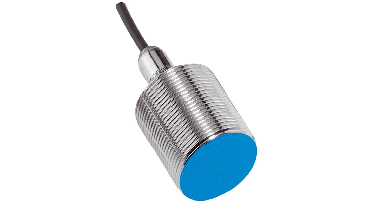 Sick Inductive Barrel-Style Proximity Sensor, M30 x 1.5, 20 mm Detection, PNP Output, 10 → 30 V dc, IP67
