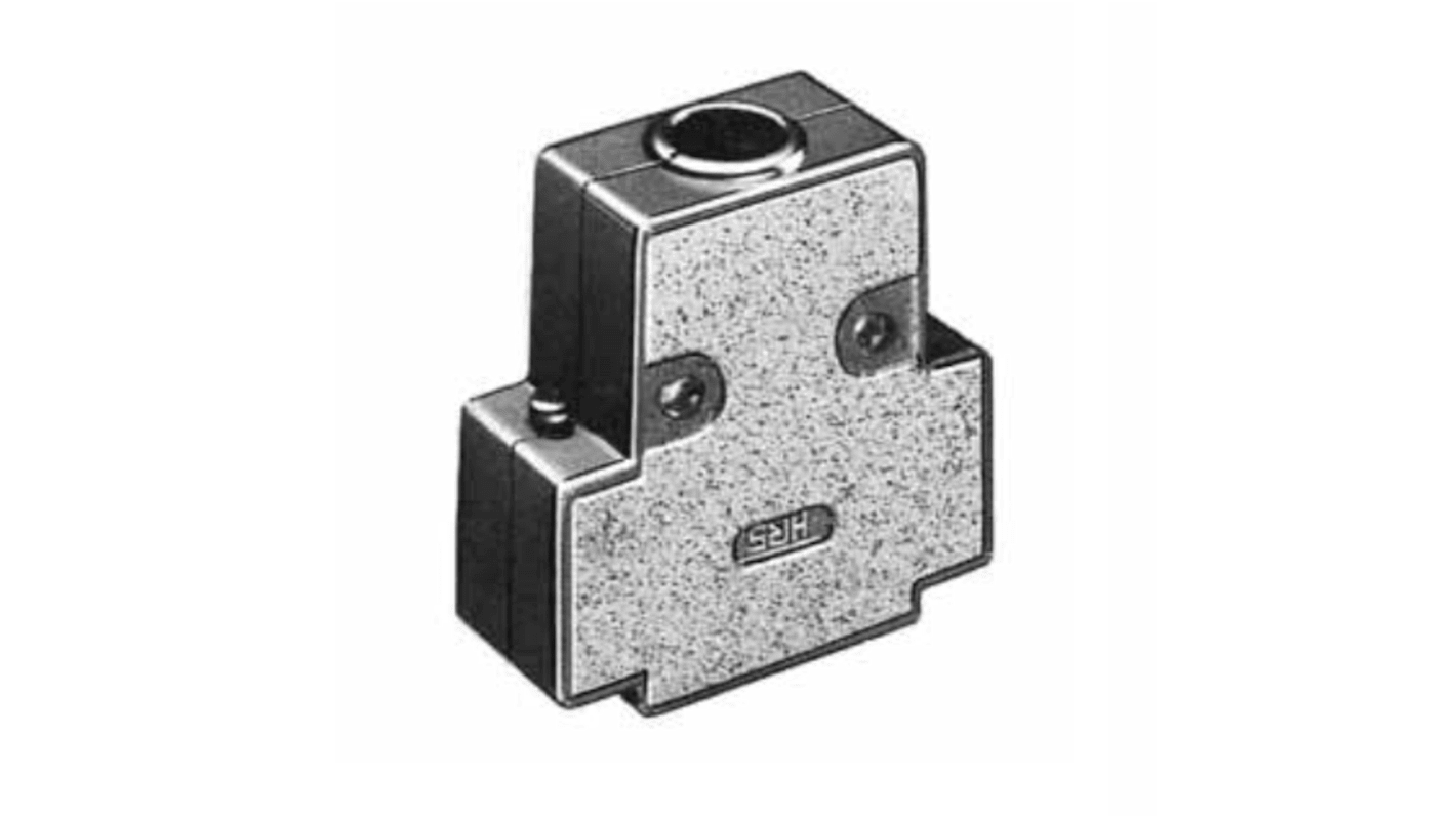 HDACTH(10) Hirose CTH Series ABS D Sub Backshell, 15 Way RS