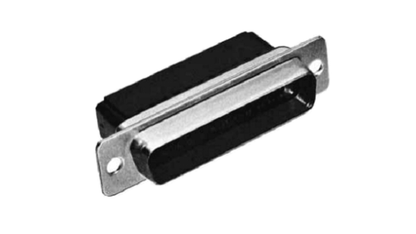 Hirose CD 15 Way Cable Mount D-sub Connector Plug, 2.76mm Pitch