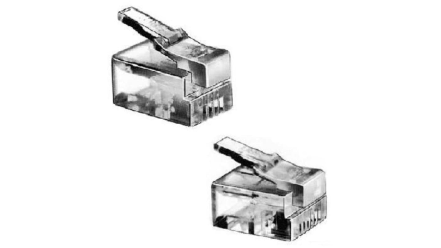 Hirose TM-P Series Male RJ22 Connector, Cable Mount