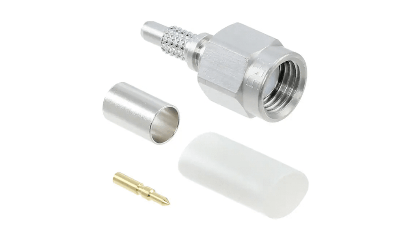 Hirose HRM Stecker Koaxialsteckverbinder SMB-Steckverbinder, Löt-Anschluss, 50Ω, Miniatur, Gerade