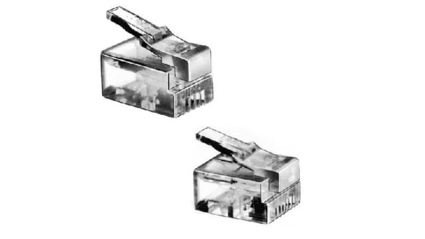 Conector RJ45 Macho Hirose serie TM-P, de 8 vías, no apantallado