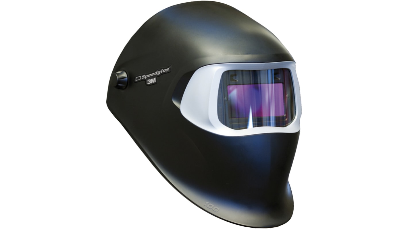 Masque de soudure 3M Speedglas 100 V en 50% polyester, 50 % coton (Faceseal), PA (cadre avant en argent), Polyamide,