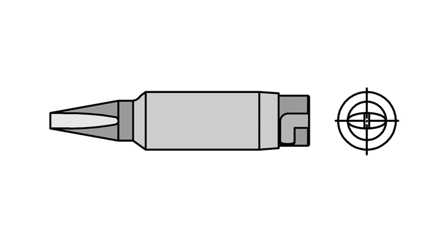 Weller HT C 3.2 mm Screwdriver Soldering Iron Tip for use with FE 80, LR 82