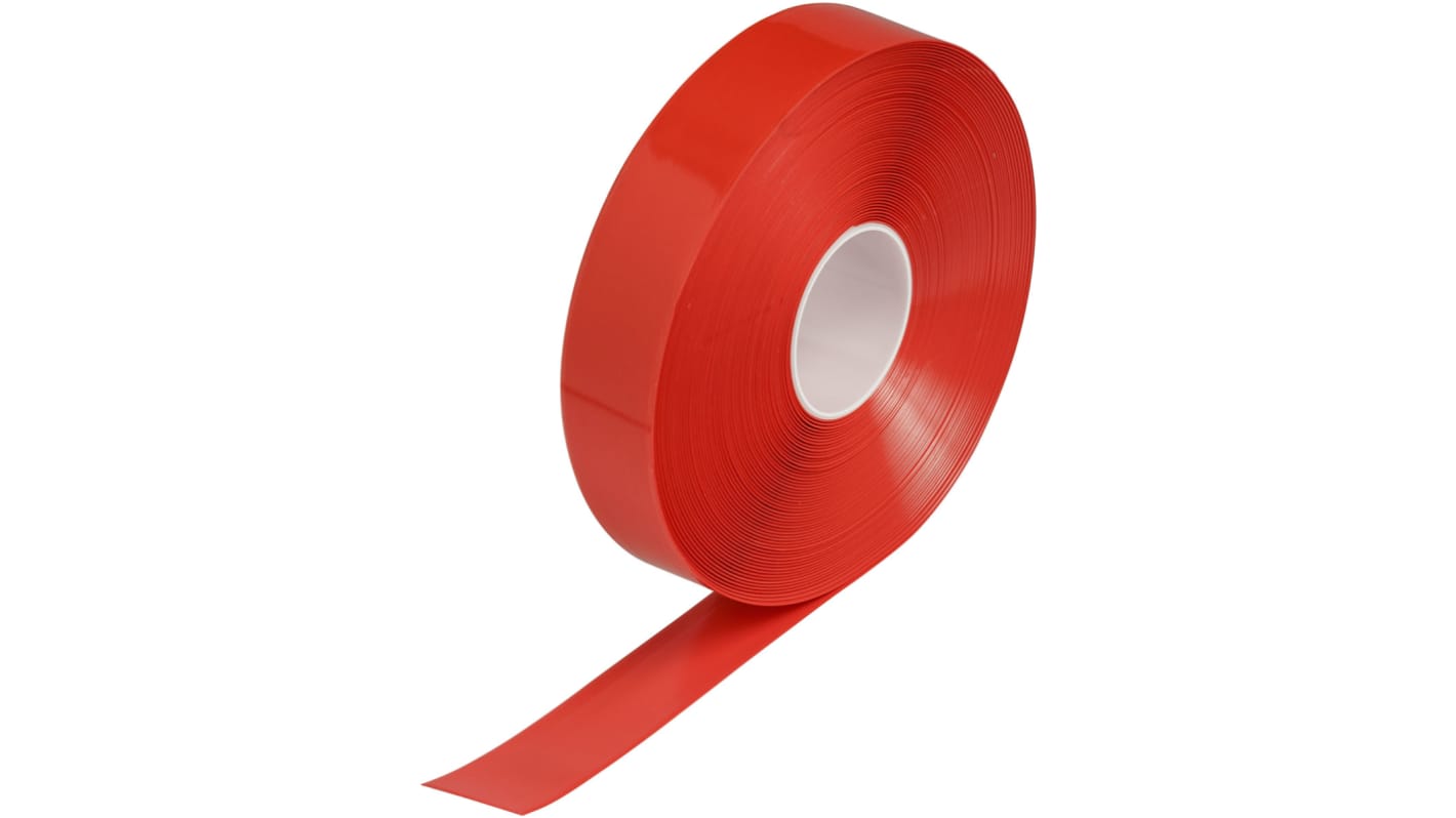 Brady Red Vinyl 30.48m Lane Marking Tape, 1.27mm Thickness