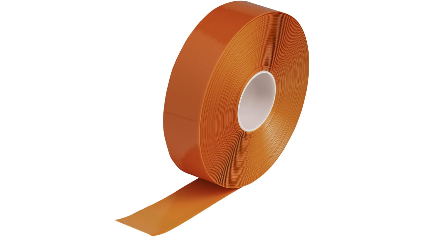 Páska pro vyznačení průchodu Akrylát, Oranžová Vinyl 50.8mm, délka: 30.48m Brady