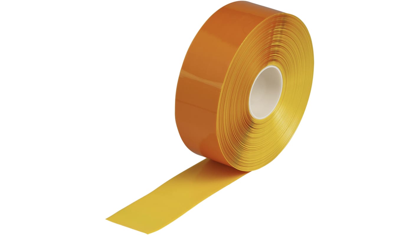 Brady Yellow Vinyl 30.48m Lane Marking Tape, 0.05in Thickness